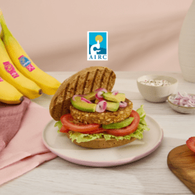 Burger Vegetariano con Banana e Ceci